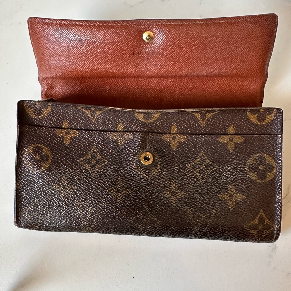 Louis Vuitton Portefeuille Sarah Monogram Long Wallet Brown - Picture 15 of 16